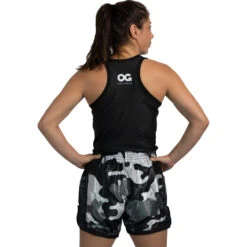 OG Fightwear Black Womens Stretch Singlet -Boxing Supplies Shop 0000 108 c 3