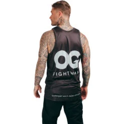 OG Fightwear Performance Black Unisex Singlet -Boxing Supplies Shop 0000 36 c 2