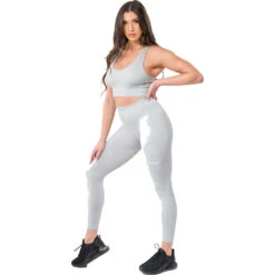 Sting Allure Grey Marle Seamless Sports Bra -Boxing Supplies Shop 10325 c 3