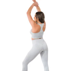 Sting Allure Grey Marle Seamless Sports Bra -Boxing Supplies Shop 10325 c 4