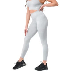 Boxing Supplies Shop 21 Sting Allure Grey Marle Seamless Leggings