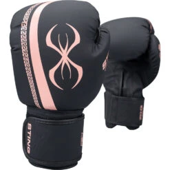 Sting Aurora Black/Peach Womens Boxing Gloves