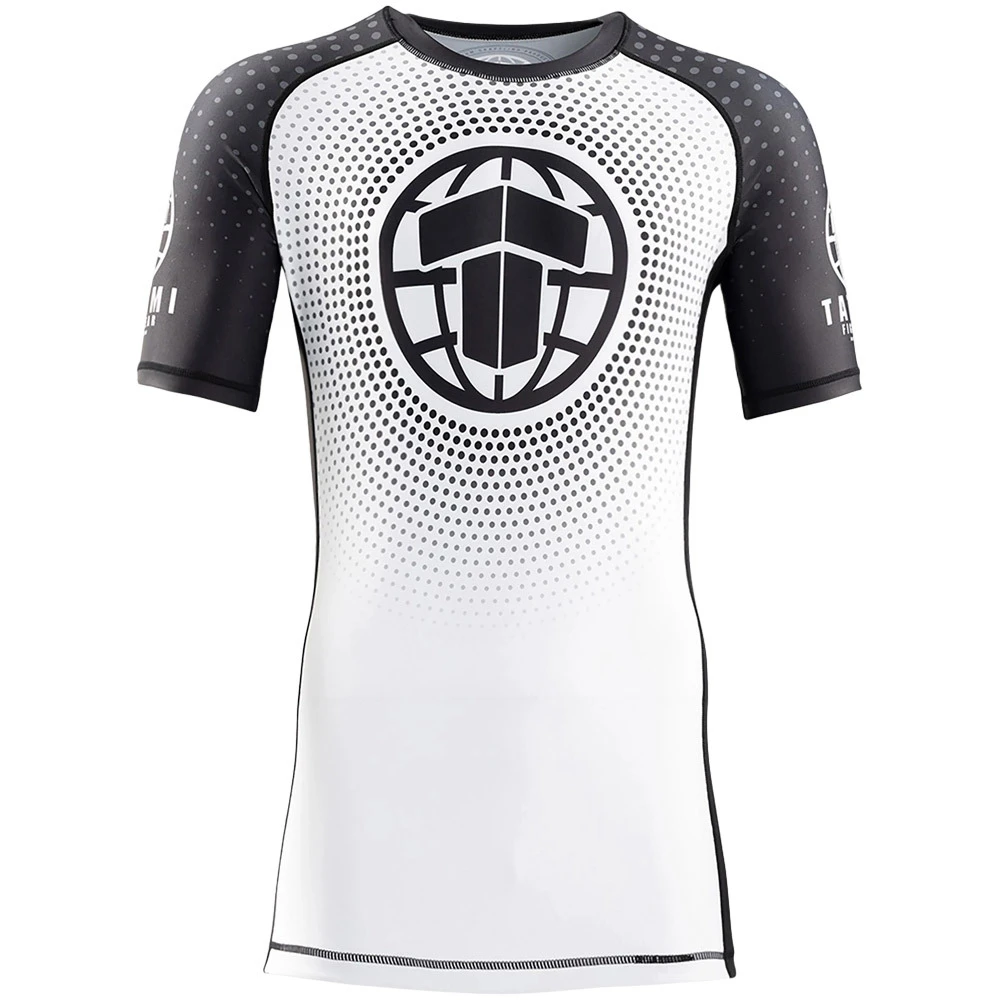 Tatami Shockwave Black Short Sleeve Rash Guard 1 Tatami Shockwave Black Short Sleeve Rash Guard