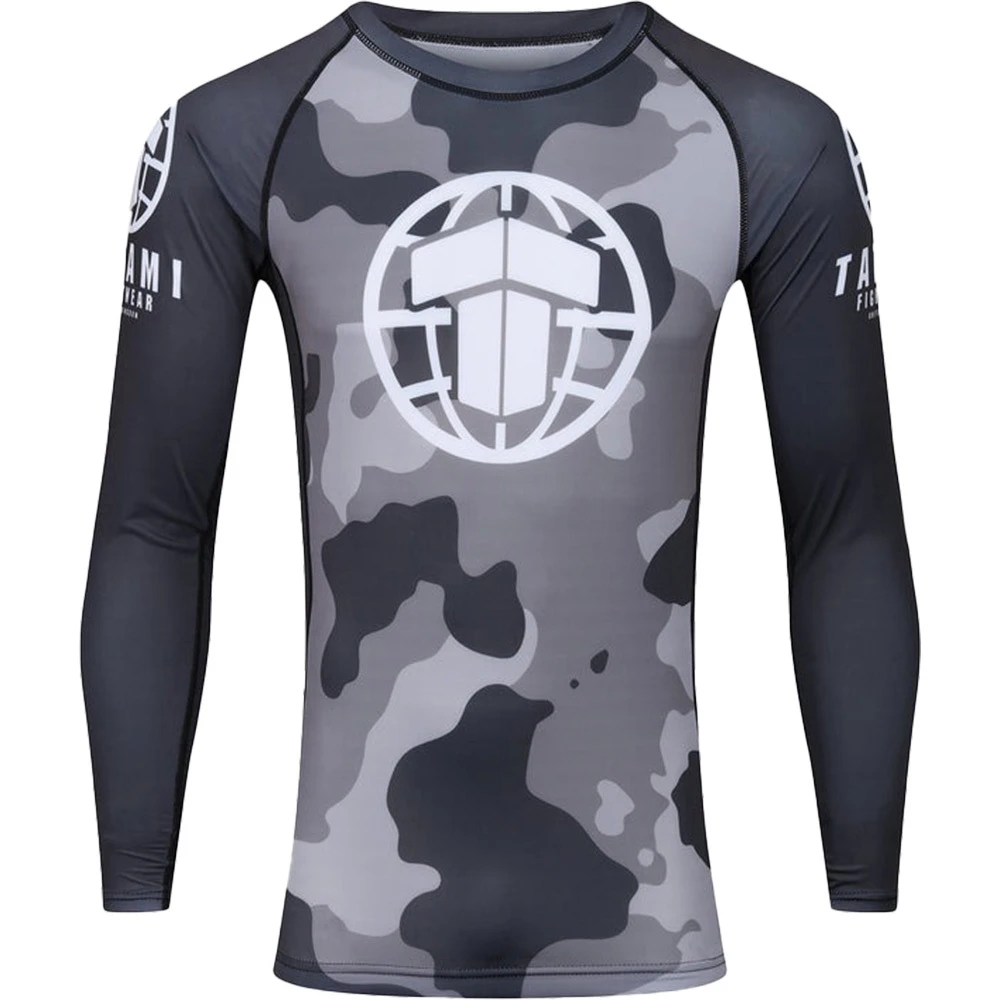 Tatami MTP Grey Long Sleeve Rash Guard 1 Tatami MTP Grey Long Sleeve Rash Guard