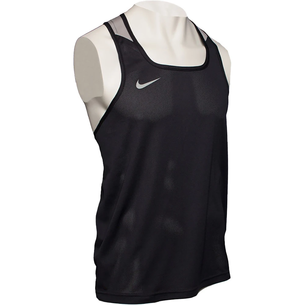 Nike Competition Black/Pewter Boxing Singlet 1 Nike Competition Black/Pewter Boxing Singlet