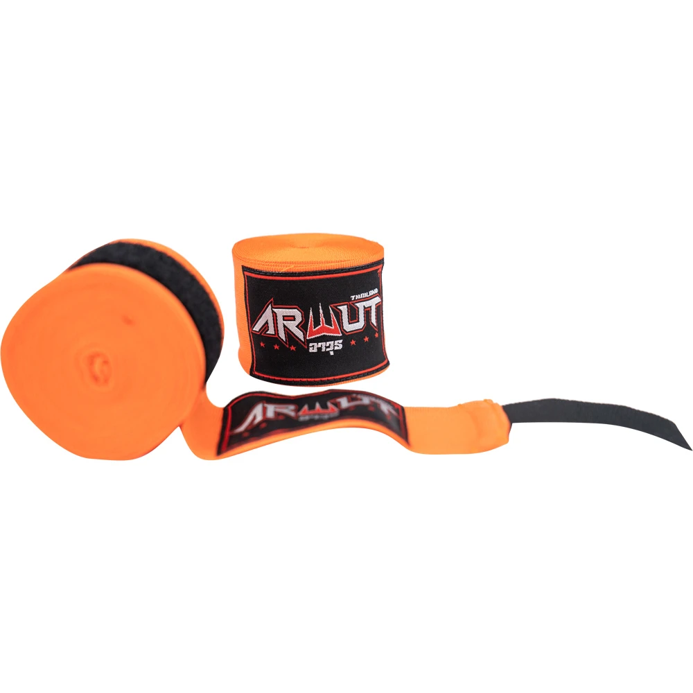 Arwut Fight Gear 4.5m Orange Handwraps 3 Arwut Fight Gear 4.5m Orange Handwraps - Image 3
