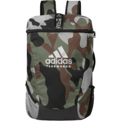 Adidas Taekwondo Large Camo Sports Backpack