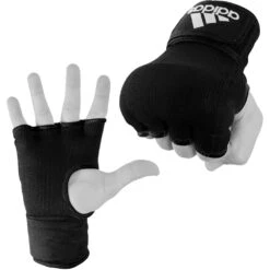 Adidas Super Inner Black/White Quick Wraps -Boxing Supplies Shop ADIBP02 BW c 2