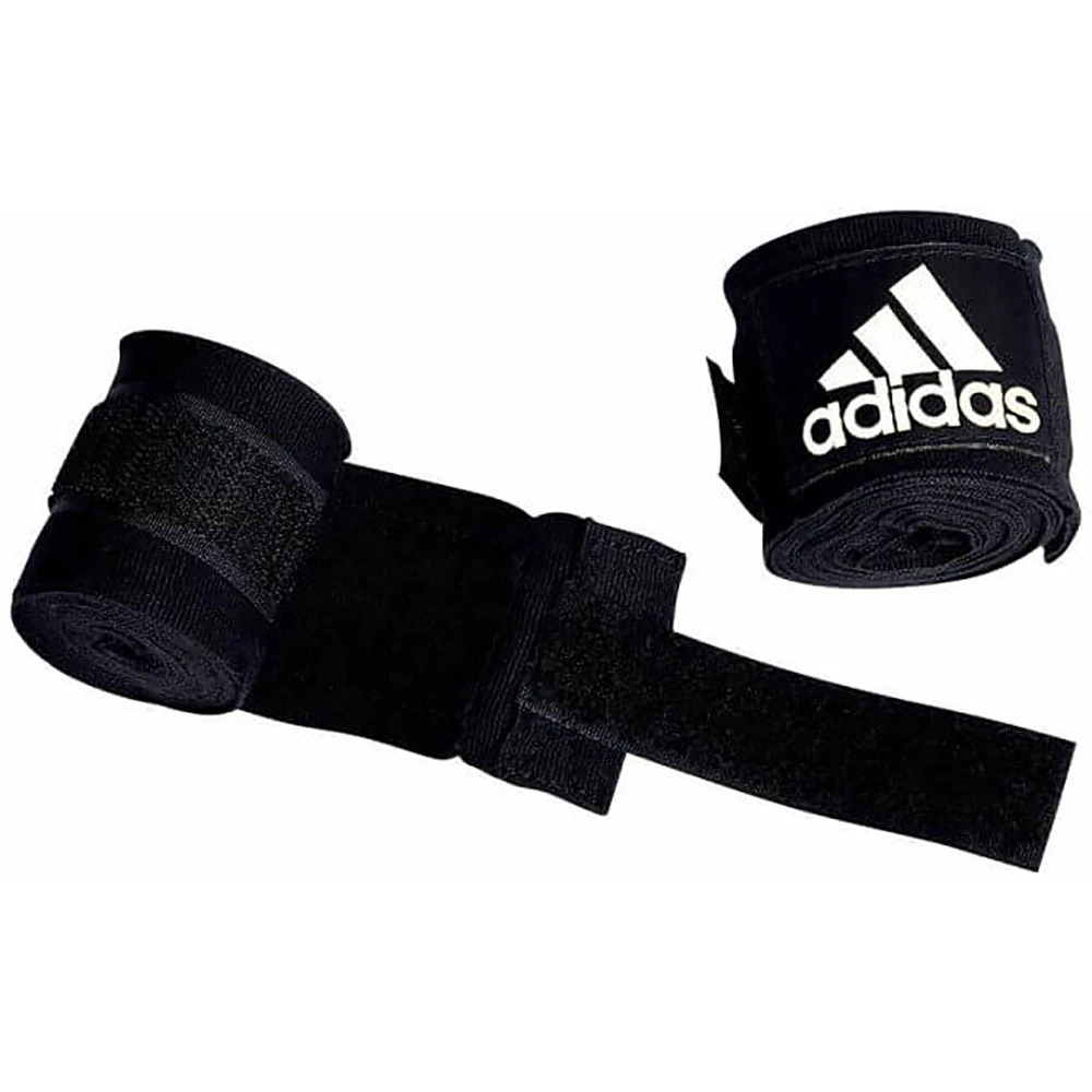 Adidas AIBA Competition Black 4.5m Hand Wraps 2 Adidas AIBA Competition Black 4.5m Hand Wraps - Image 2