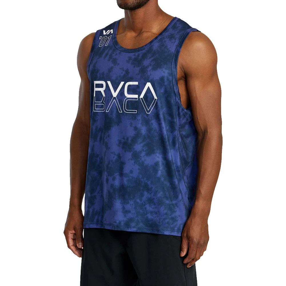 RVCA Sports Vent Purps Tie Dye Singlet 2 RVCA Sports Vent Purps Tie Dye Singlet - Image 2