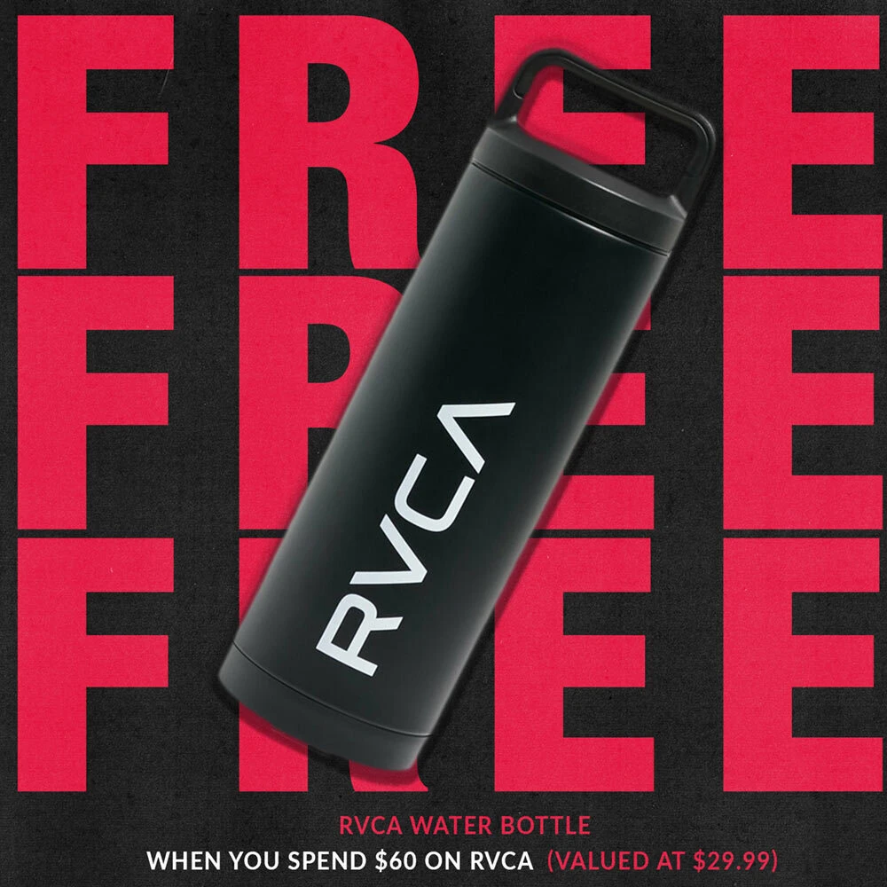 RVCA Branding Black Tee 5 RVCA Branding Black Tee - Image 5