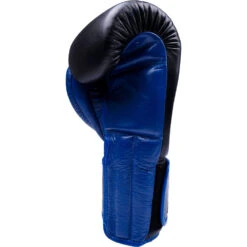 Windy Pro-Line Black/Blue Leather Boxing Gloves -Boxing Supplies Shop BGP ZW BL c 4