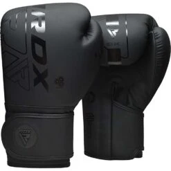 RDX F6 Kara Matte Black Boxing Gloves