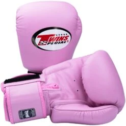 Twins Velcro Pink Womens Boxing Gloves 9 Twins Velcro Pink Womens Boxing Gloves -Boxing Supplies Shop BGVL3 PNK c 2