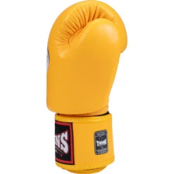 Twins Yellow Velcro Boxing Gloves -Boxing Supplies Shop BGVL3 YEL c 4