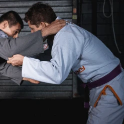 Fluory White Red Logo Jiu Jitsu Gi -Boxing Supplies Shop BJJF17 c 2