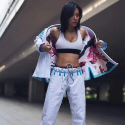 Fluory Koi Fish White Jiu Jitsu Gi 11 Fluory Koi Fish White Jiu Jitsu Gi -Boxing Supplies Shop BJJF20W c 5