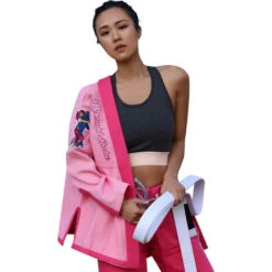 Fluory Mermaid Womens Pink Jiu Jitsu Gi -Boxing Supplies Shop BJJF22 c 5