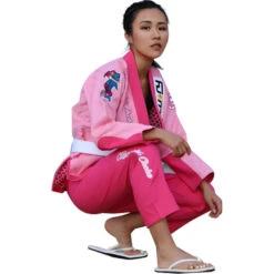 Fluory Mermaid Womens Pink Jiu Jitsu Gi -Boxing Supplies Shop BJJF22 c 6