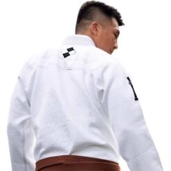 Fluory Mastermind White Jiu Jitsu Gi -Boxing Supplies Shop BJJF23 c 2