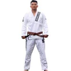 Fluory Mastermind White Jiu Jitsu Gi