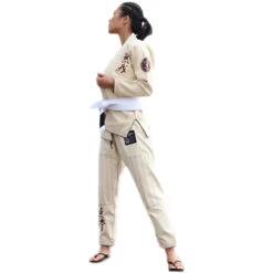 Fluory No Soul Cream Womens Jiu Jitsu Gi -Boxing Supplies Shop BJJF25W c 4