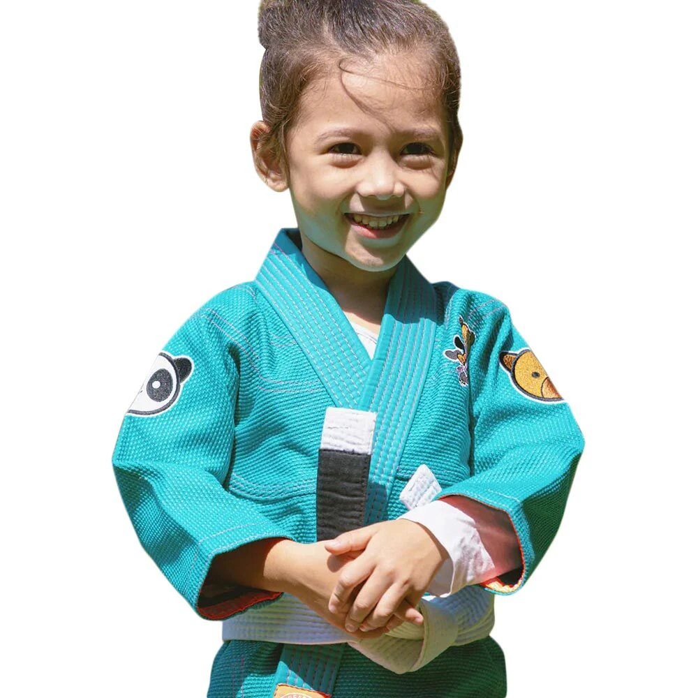 Fluory Courage Kids Green Jiu Jitsu Gi 1 Fluory Courage Kids Green Jiu Jitsu Gi
