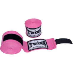 Twins Elastic Pink Hand Wraps