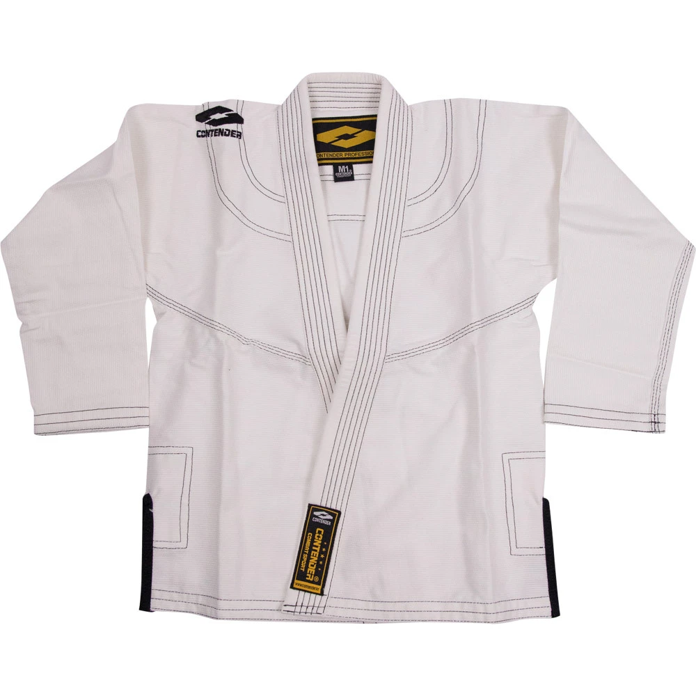 Contender White Kids Jiu Jitsu Training Gi 2 Contender White Kids Jiu Jitsu Training Gi - Image 2