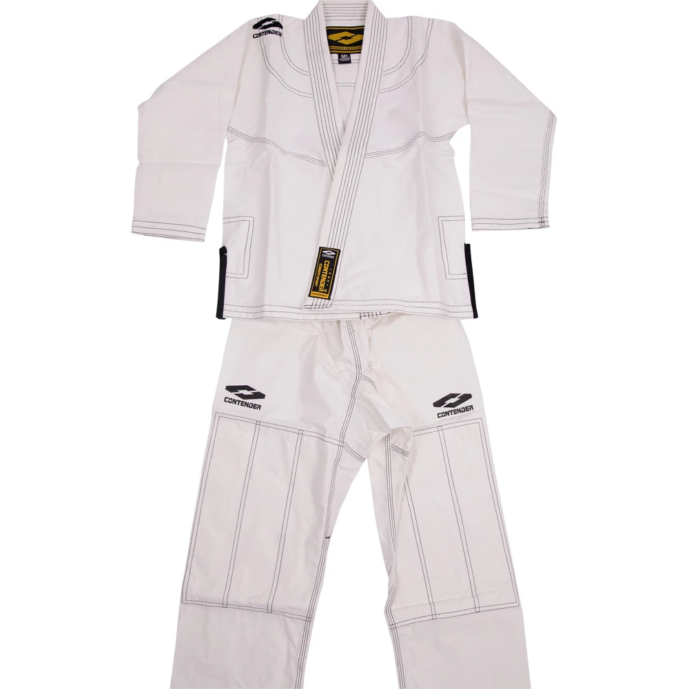 Contender White Kids Jiu Jitsu Training Gi 4 Contender White Kids Jiu Jitsu Training Gi - Image 4