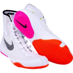 Nike Machomai 2 SE White/Black BRT Crimson/Pink BLST Boxing Shoes 5 Nike Machomai 2 SE White/Black BRT Crimson/Pink BLST Boxing Shoes -Boxing Supplies Shop DJ4472 121 c 2