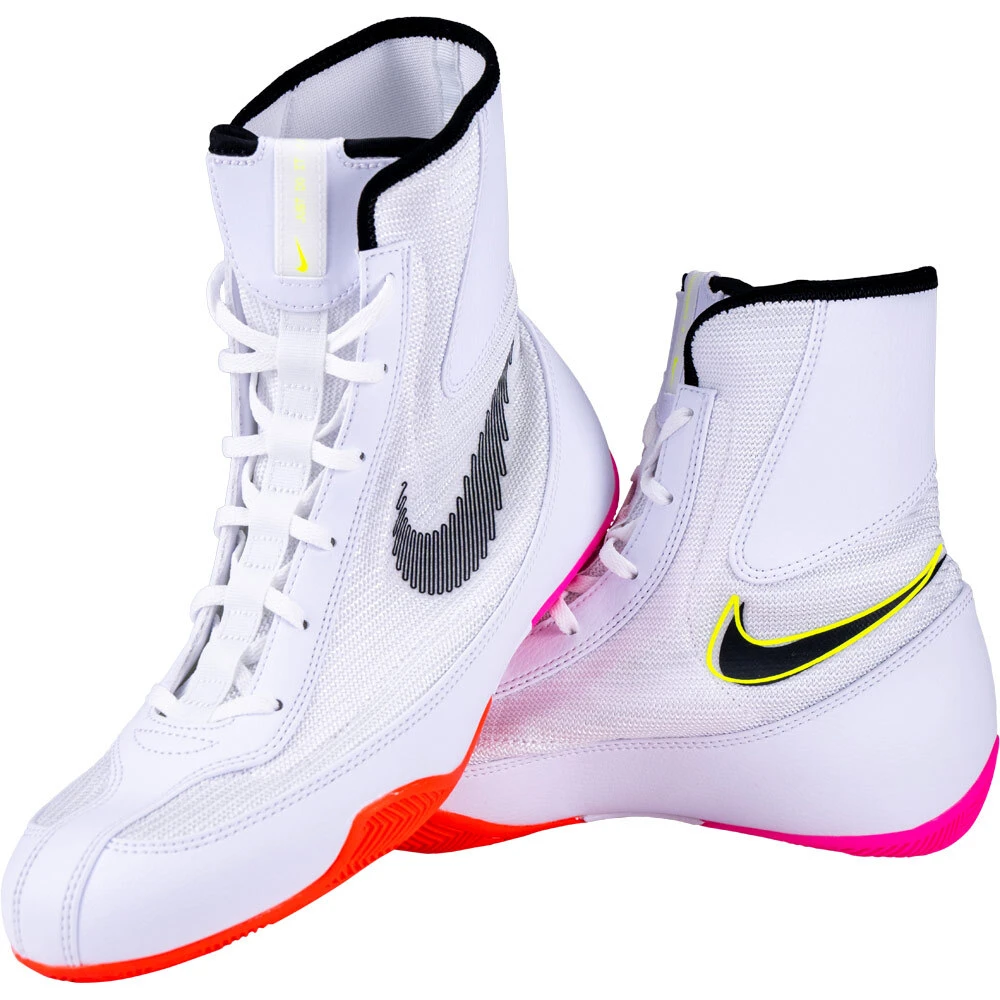 Nike Machomai 2 SE White/Black BRT Crimson/Pink BLST Boxing Shoes 1 Nike Machomai 2 SE White/Black BRT Crimson/Pink BLST Boxing Shoes