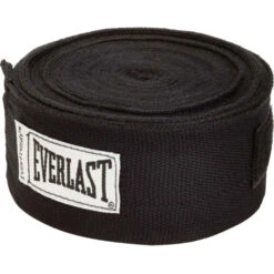 Everlast 180" Black Hand Wraps