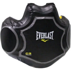 Everlast Pro Coaches Vest Black/Grey Body Protector
