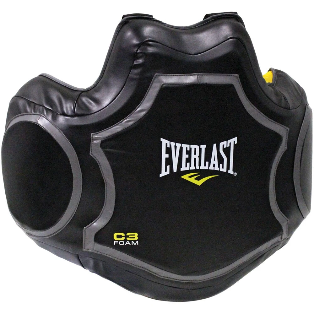 Everlast Pro Coaches Vest Black/Grey Body Protector 1 Everlast Pro Coaches Vest Black/Grey Body Protector