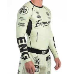 Engage Billboard Sand Long Sleeve Rash Guard -Boxing Supplies Shop EBB LSR TAN c 2
