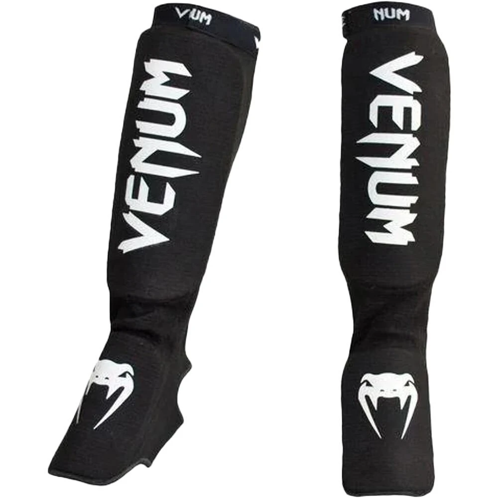 Venum Kontact Black Shin Guards 1 Venum Kontact Black Shin Guards