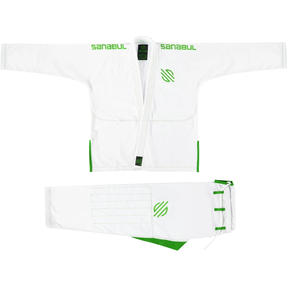Sanabul Womens Essential White Jiu Jitsu Gi 3 Sanabul Womens Essential White Jiu Jitsu Gi - Image 3