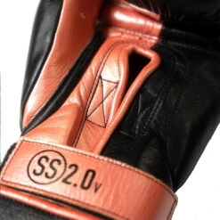 Fortress Boxing SS2.0 Black/Rose Gold Velcro Training Gloves -Boxing Supplies Shop FB SS20 VLC BR c 2