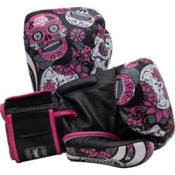 Twins Skull Tattoo Pink Boxing Gloves -Boxing Supplies Shop FBGVL3 53 PNK c 2