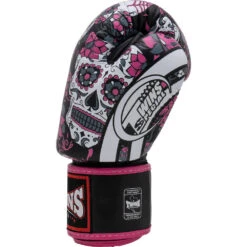 Twins Skull Tattoo Pink Boxing Gloves -Boxing Supplies Shop FBGVL3 53 PNK c 4