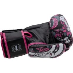 Twins Skull Tattoo Pink Boxing Gloves -Boxing Supplies Shop FBGVL3 53 PNK c 8