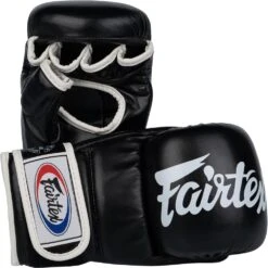 Fairtex Black Super Sparring Grappling Gloves