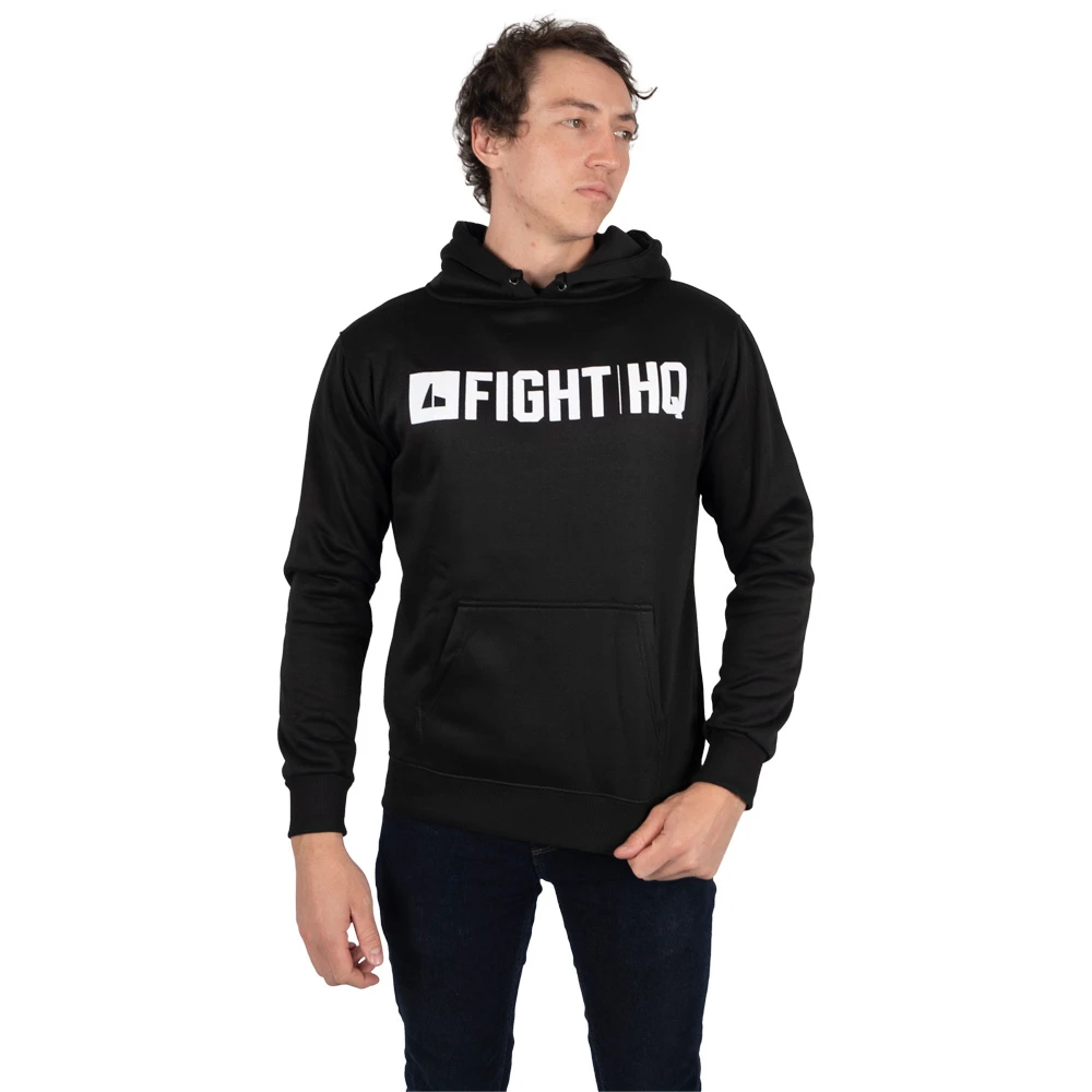 FightHQ Logo Black Hoodie 1 FightHQ Logo Black Hoodie