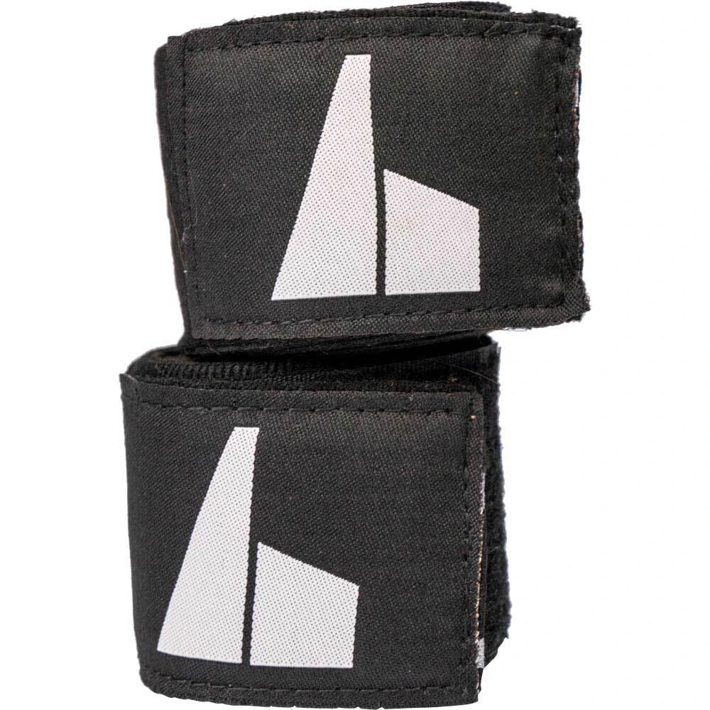 FightHQ Logo Black Hand Wraps 2 FightHQ Logo Black Hand Wraps - Image 2