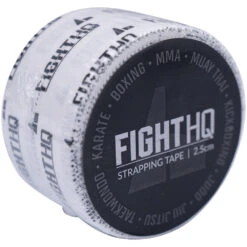 FightHQ 2.5cm X 15m White Strapping Tape - 2 Pack -Boxing Supplies Shop FHQ STRAP TAPE 2.5 W 3