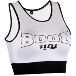 Boon White Crop Top -Boxing Supplies Shop FTSW c 2