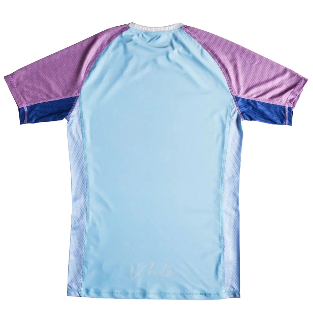 VHTS FW 22 LE Waffle Blue Womens Rash Guard 2 VHTS FW 22 LE Waffle Blue Womens Rash Guard - Image 2