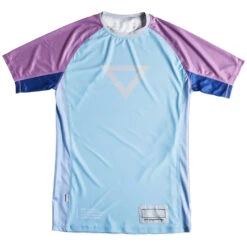 VHTS FW 22 LE Waffle Blue Womens Rash Guard