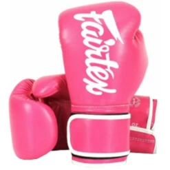 Fairtex Microfibre Pink Boxing Gloves